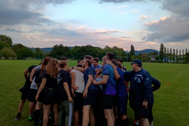 Erfolgreiches Tryout mit texanischen Studenten und Rugby-Interessierten aus Bonn